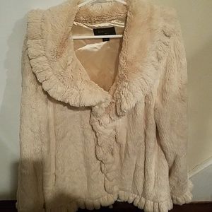Faux fur jacket